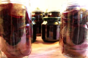 Rødbeder i glas